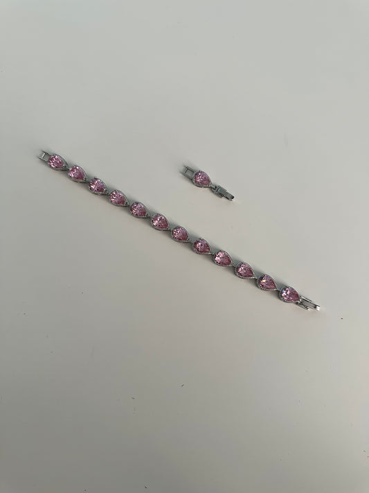 Roze Druppels - Myralix Armband